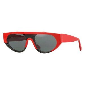 A0787Z New THIERRY LASRY Red Round Kanibaly 425 Sunglasses Women